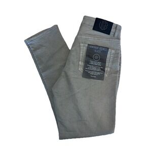 VGB Vintage Genes Black French Terry Denim Jeans Slim Fit Mens 30x30 Grey/Taupe